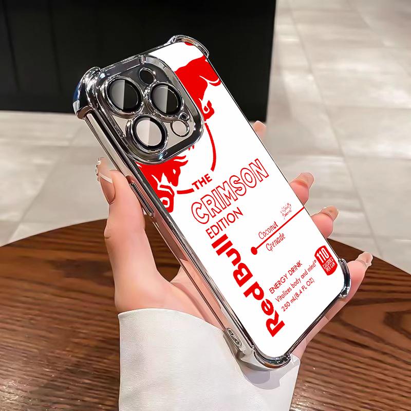 Red Bull for iPhone Case-White Red For iphone 100