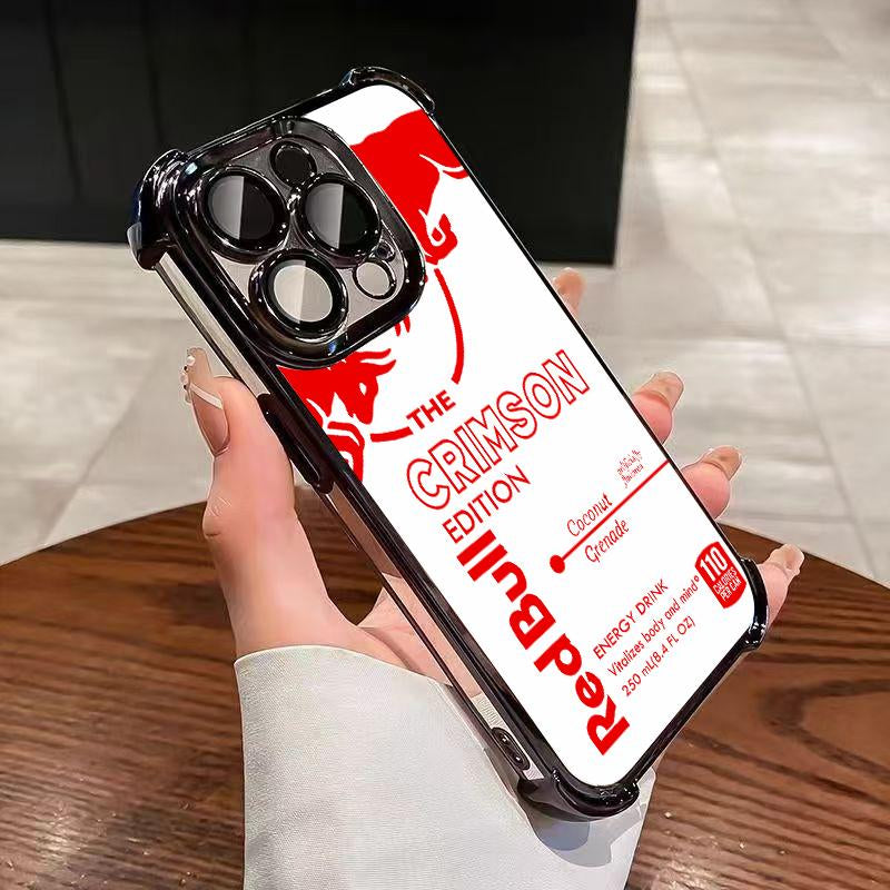 Red Bull for iPhone Case-White Red For iphone 100