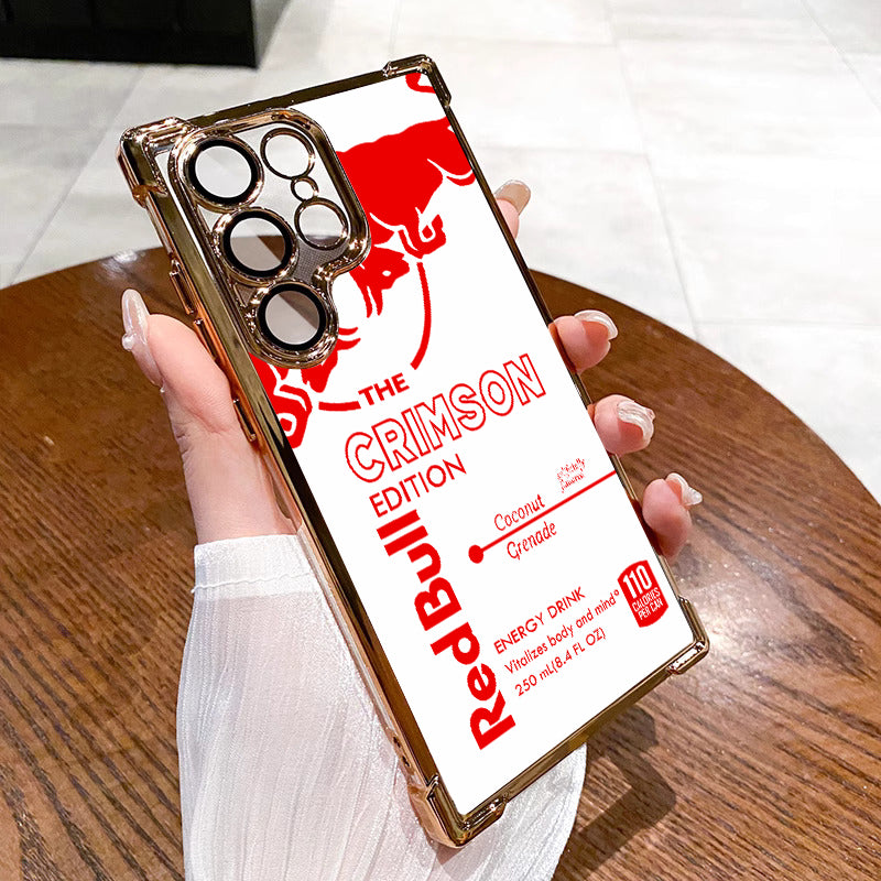 Red Bull For SAMSUNG GALAXY Case-Crimson For SAMSUNG GALAXY 100