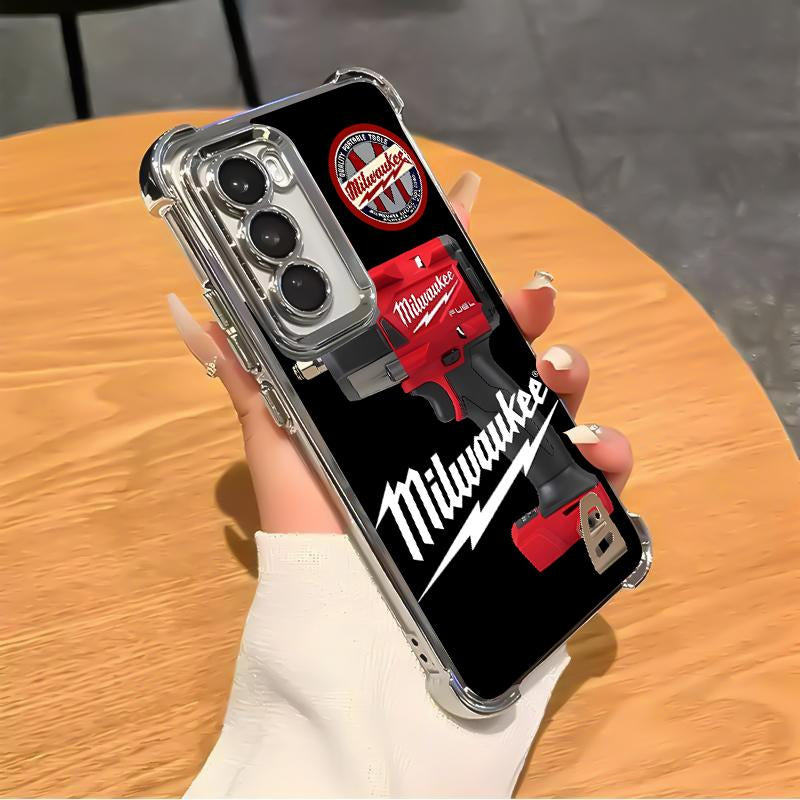 Designed for SAMSUNG Galaxy Electroplating luxury transparent four corner anti drop and shockproof phone case 183