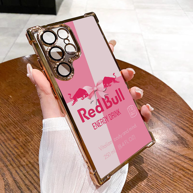 Red Bull for SAMSUNG Case-Pink White For SAMSUNG GALAXY 133