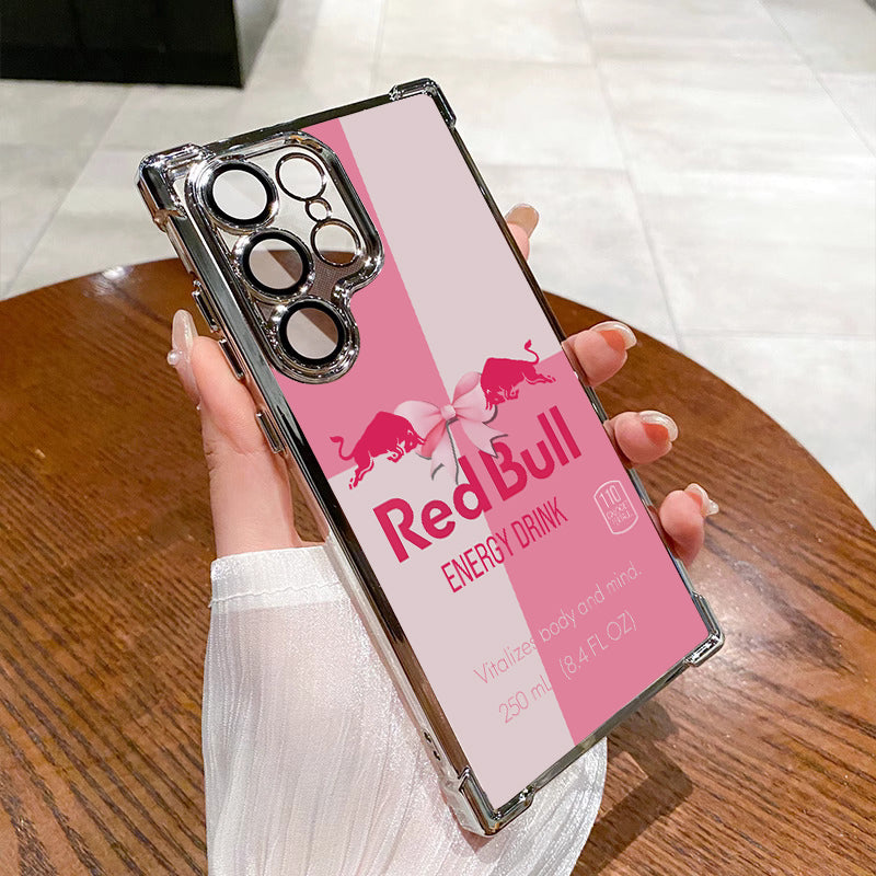 Red Bull for SAMSUNG Case-Pink White For SAMSUNG GALAXY 133