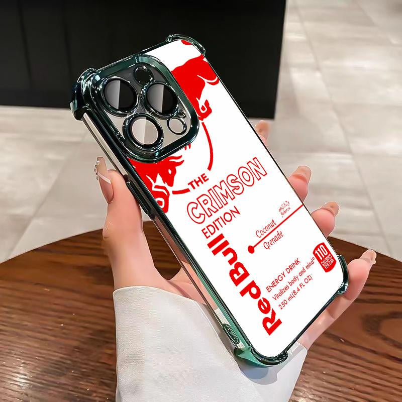 Red Bull for iPhone Case-White Red For iphone 100