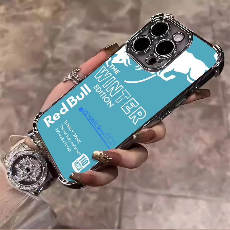 Red Bull for iPhone Case-Winter Blue For iphone 090