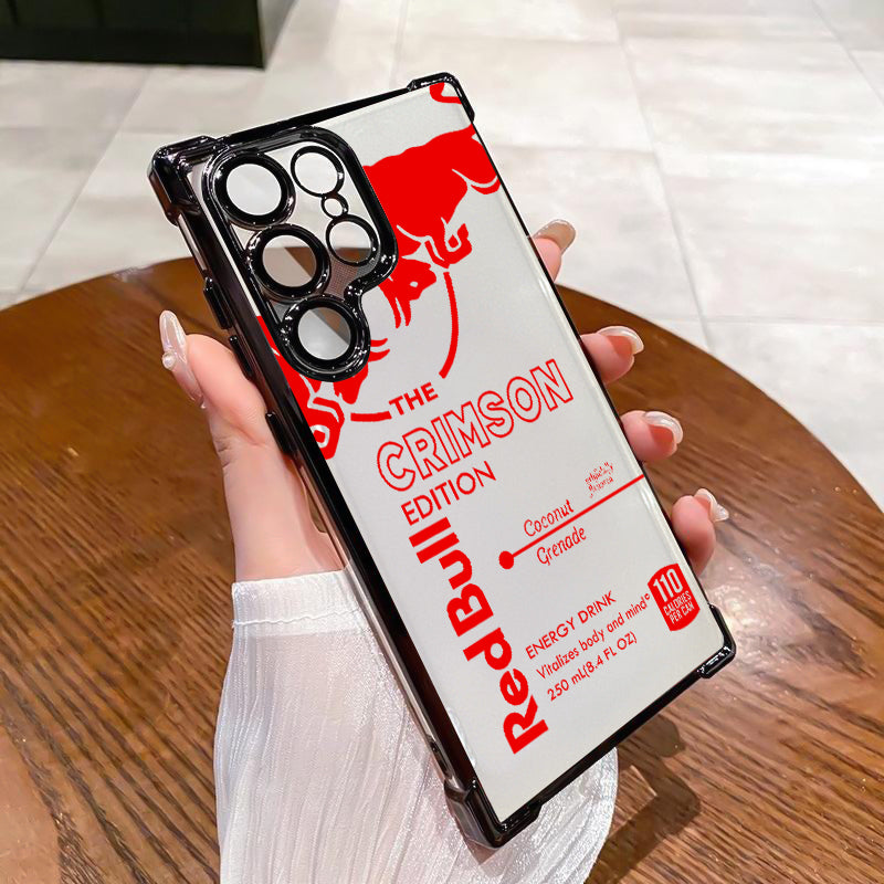 Red Bull For SAMSUNG GALAXY Case-Crimson For SAMSUNG GALAXY 100