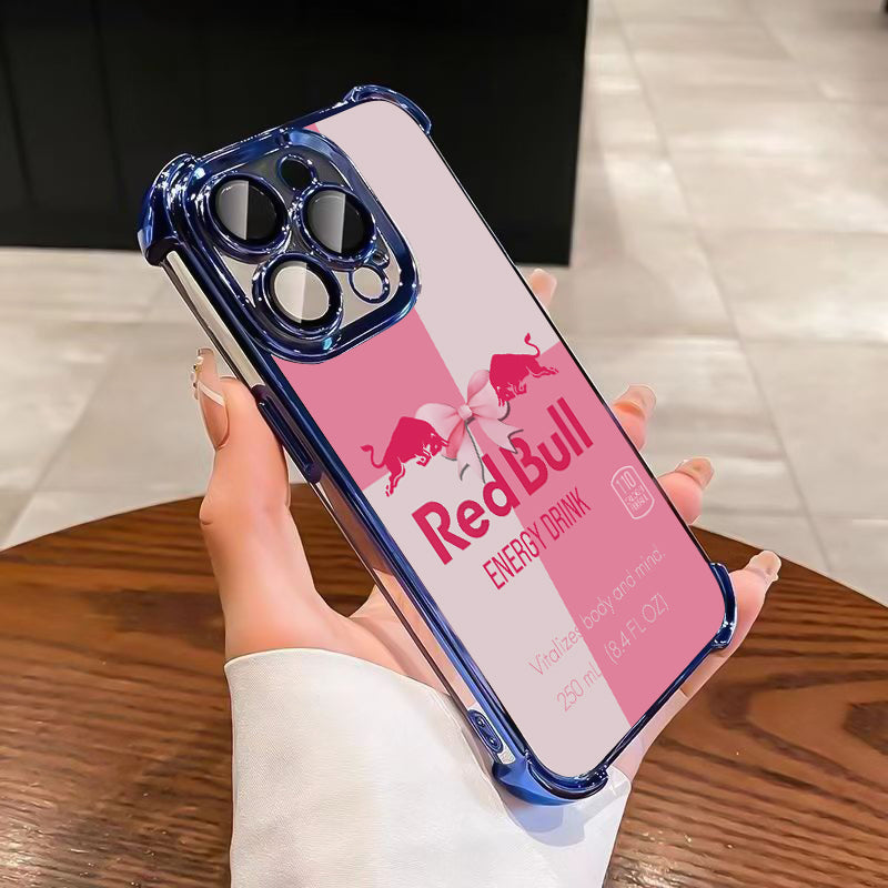 Red Bull for iPhone Case-Pink White For iphone 133