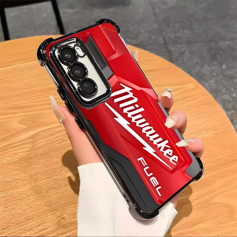 Designed for SAMSUNG Galaxy Electroplating luxury transparent four corner anti drop and shockproof phone case 182