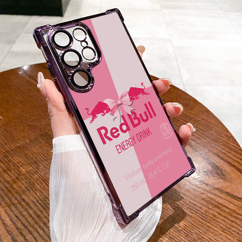 Red Bull for SAMSUNG Case-Pink White For SAMSUNG GALAXY 133