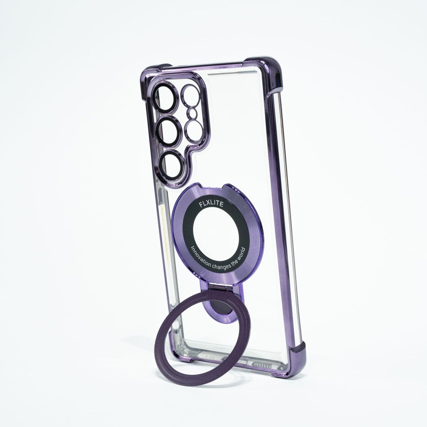 FLXLITE Clear Bracket Four Corners Air Cushion for Samsung Galaxy