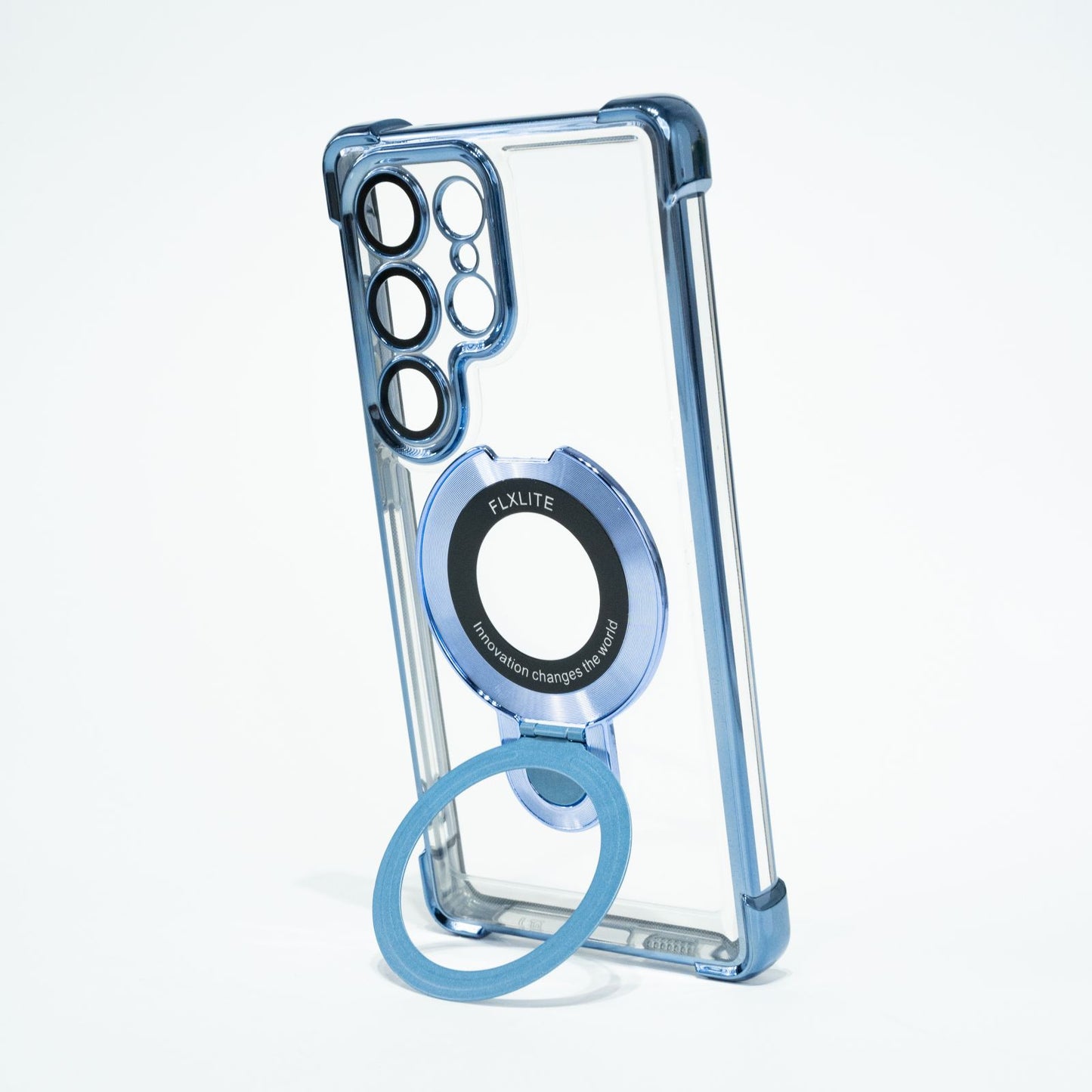 FLXLITE Clear Bracket Four Corners Air Cushion for Samsung Galaxy