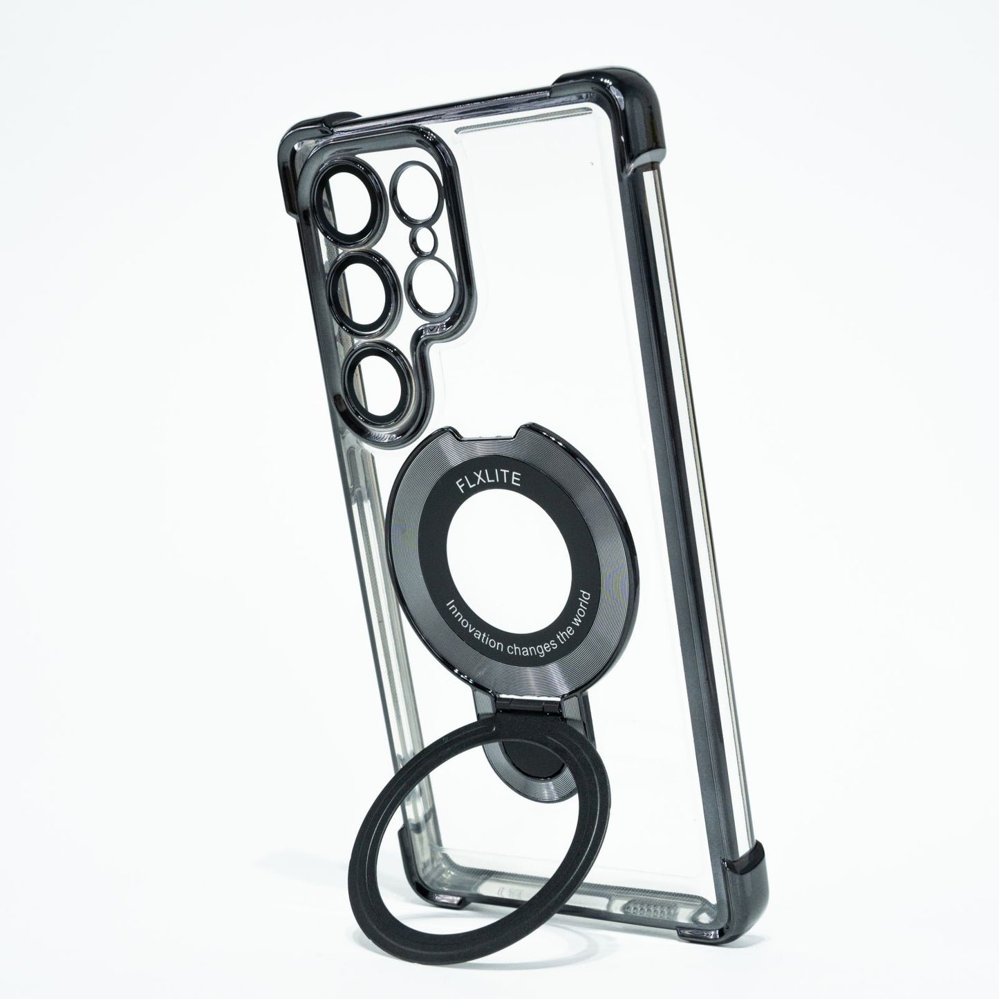 FLXLITE Clear Bracket Four Corners Air Cushion for Samsung Galaxy