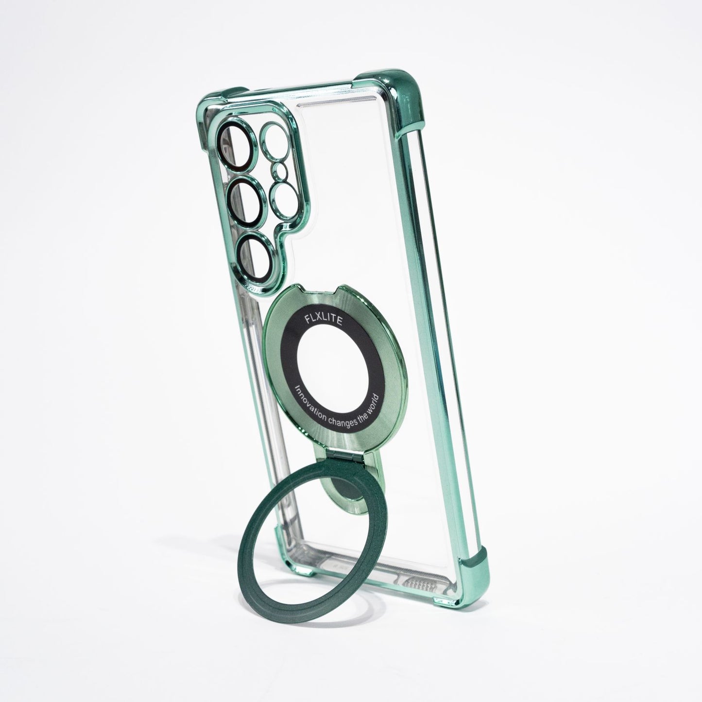 FLXLITE Clear Bracket Four Corners Air Cushion for Samsung Galaxy