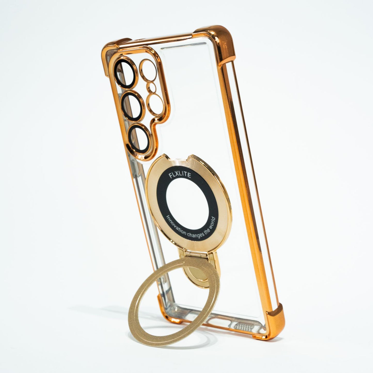 FLXLITE Clear Bracket Four Corners Air Cushion for Samsung Galaxy