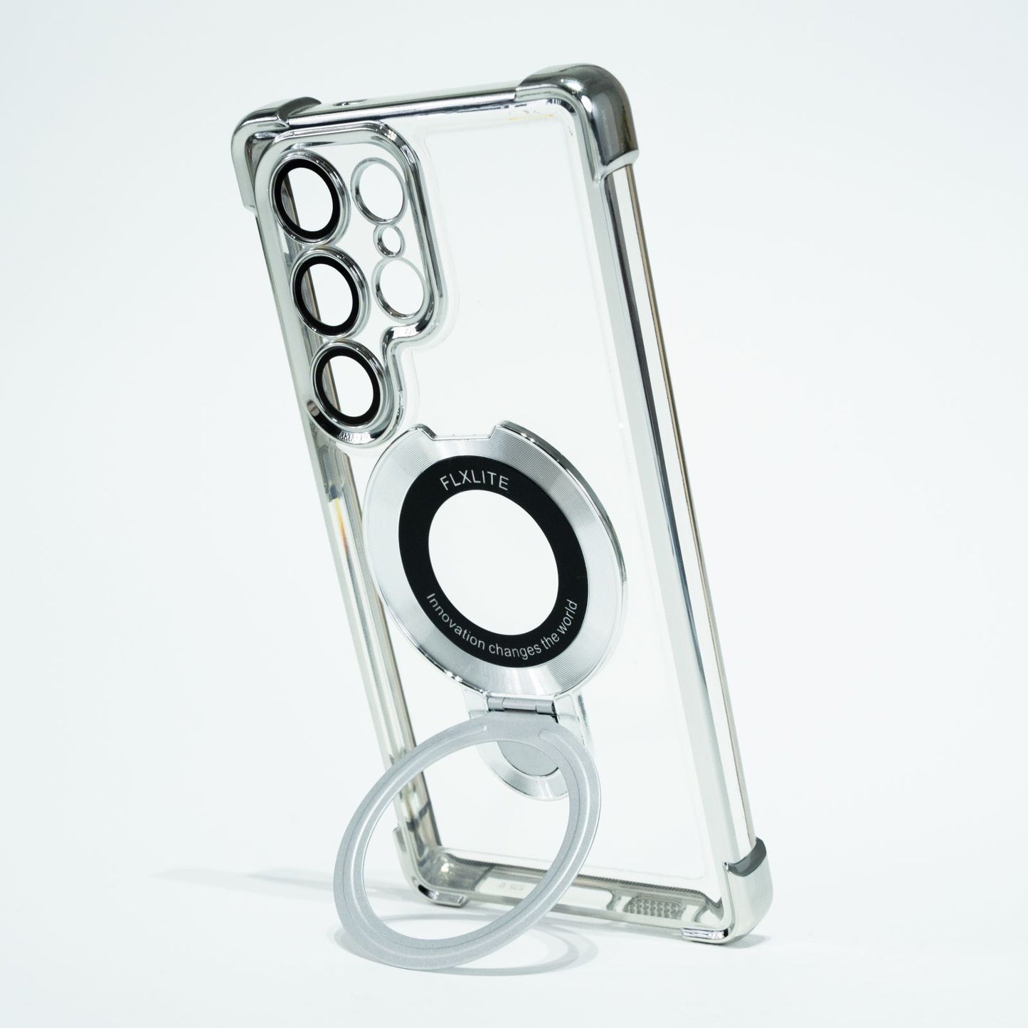 FLXLITE Clear Bracket Four Corners Air Cushion for Samsung Galaxy
