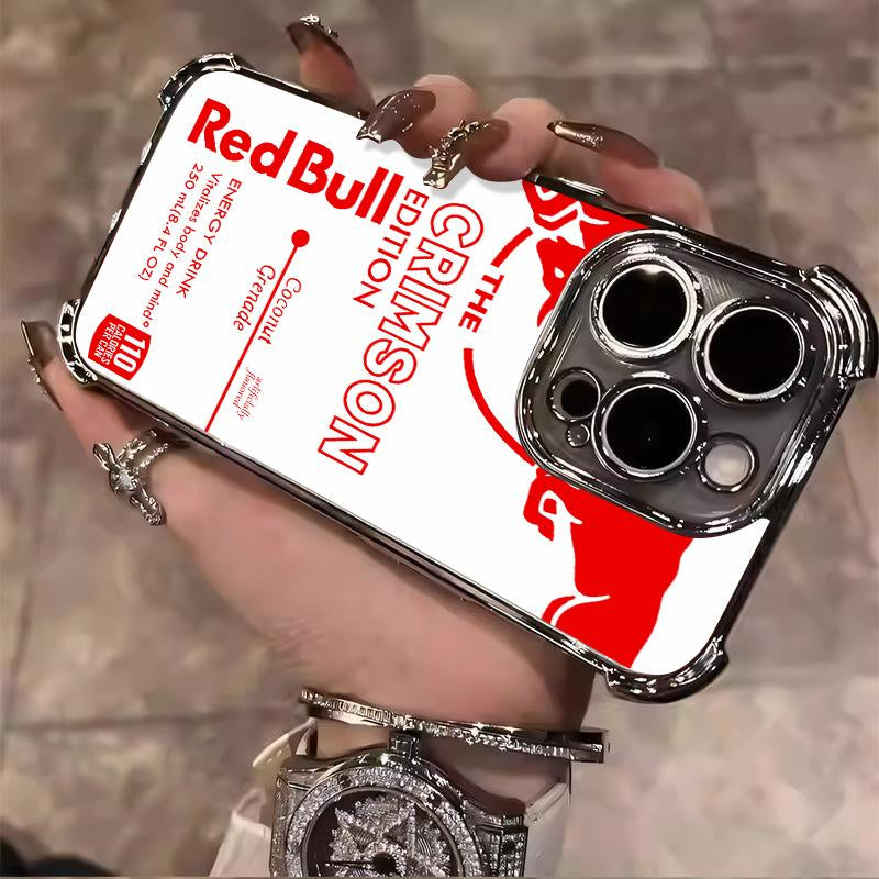Red Bull for iPhone Case-White Red For iphone 100
