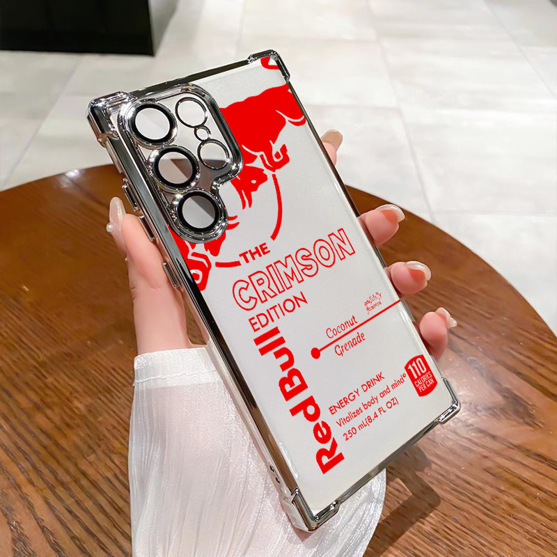 Red Bull For SAMSUNG GALAXY Case-Crimson For SAMSUNG GALAXY 100