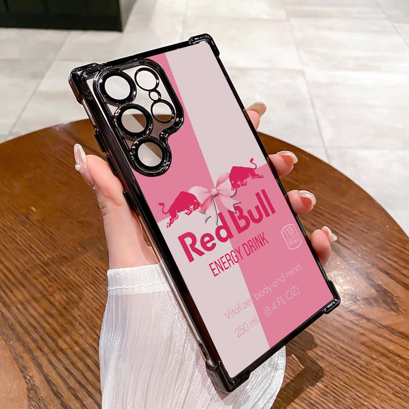 Red Bull for SAMSUNG Case-Pink White For SAMSUNG GALAXY 133