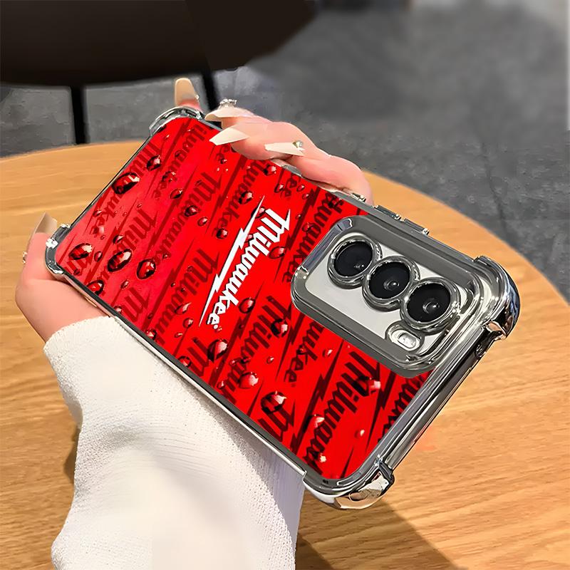 Designed for SAMSUNG Galaxy Electroplating luxury transparent four corner anti drop and shockproof phone case 247