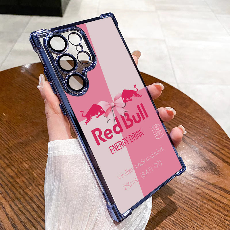 Red Bull for SAMSUNG Case-Pink White For SAMSUNG GALAXY 133