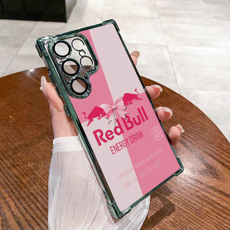 Red Bull for SAMSUNG Case-Pink White For SAMSUNG GALAXY 133