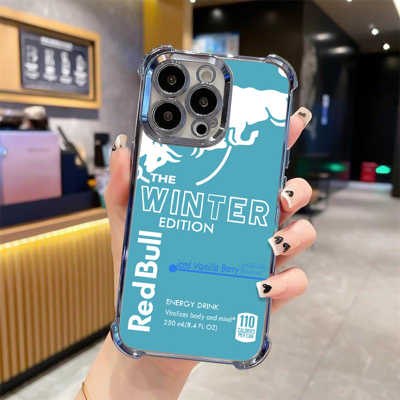 Red Bull for iPhone Case-Winter Blue For iphone 090