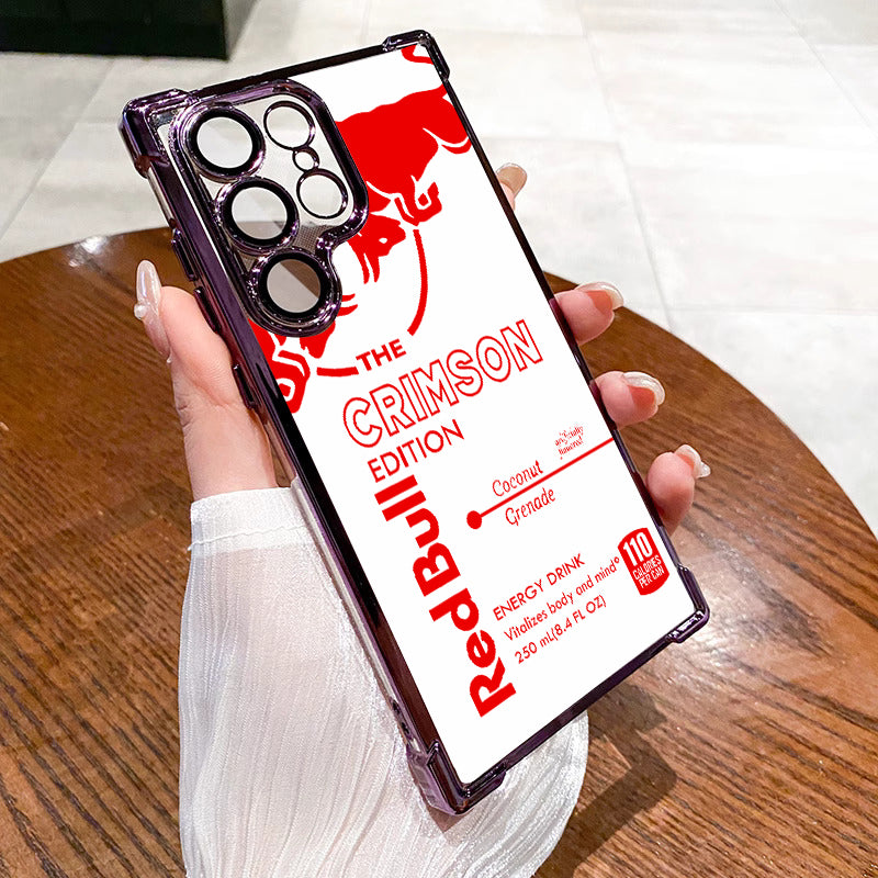 Red Bull For SAMSUNG GALAXY Case-Crimson For SAMSUNG GALAXY 100