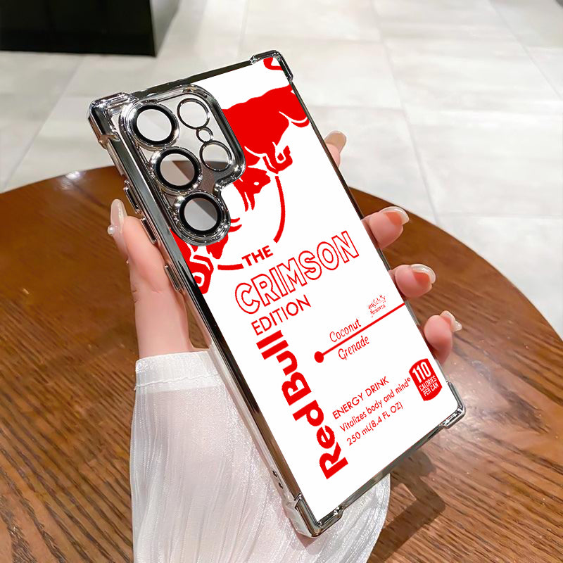 Red Bull For SAMSUNG GALAXY Case-Crimson For SAMSUNG GALAXY 100