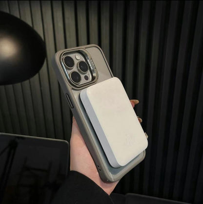 2025 New Style Clear Magnetic Stand Phone Case for iPhone
