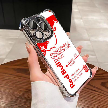 Red Bull for iPhone Case-White Red For iphone 100