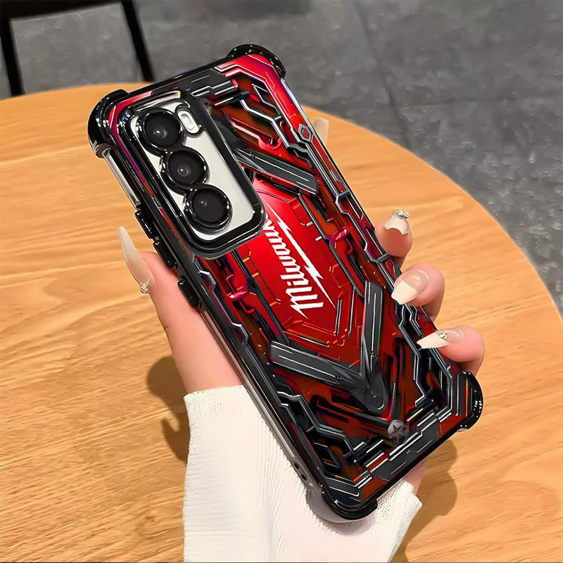 Designed for SAMSUNG Galaxy Electroplating luxury transparent four corner anti drop and shockproof phone case 181