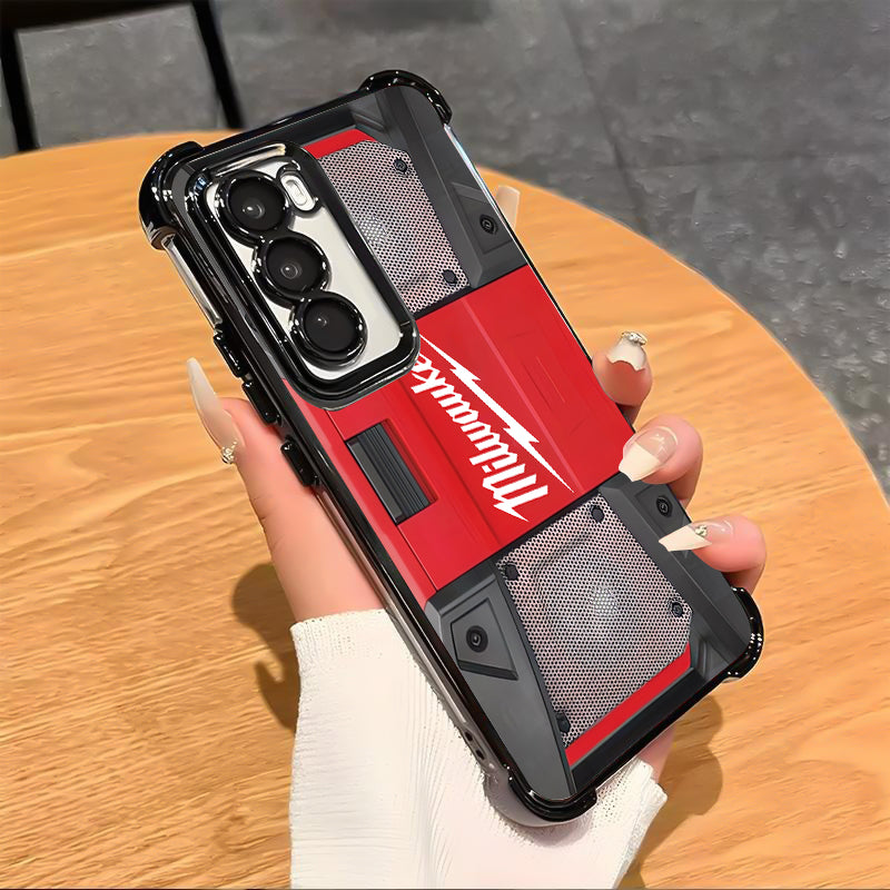 Designed for SAMSUNG Galaxy Electroplating luxury transparent four corner anti drop and shockproof phone case 247