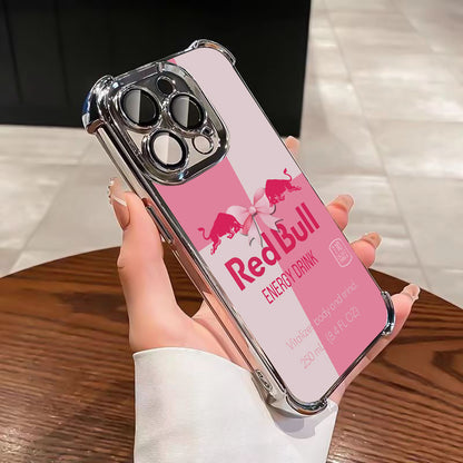 Red Bull for iPhone Case-Pink White For iphone 133