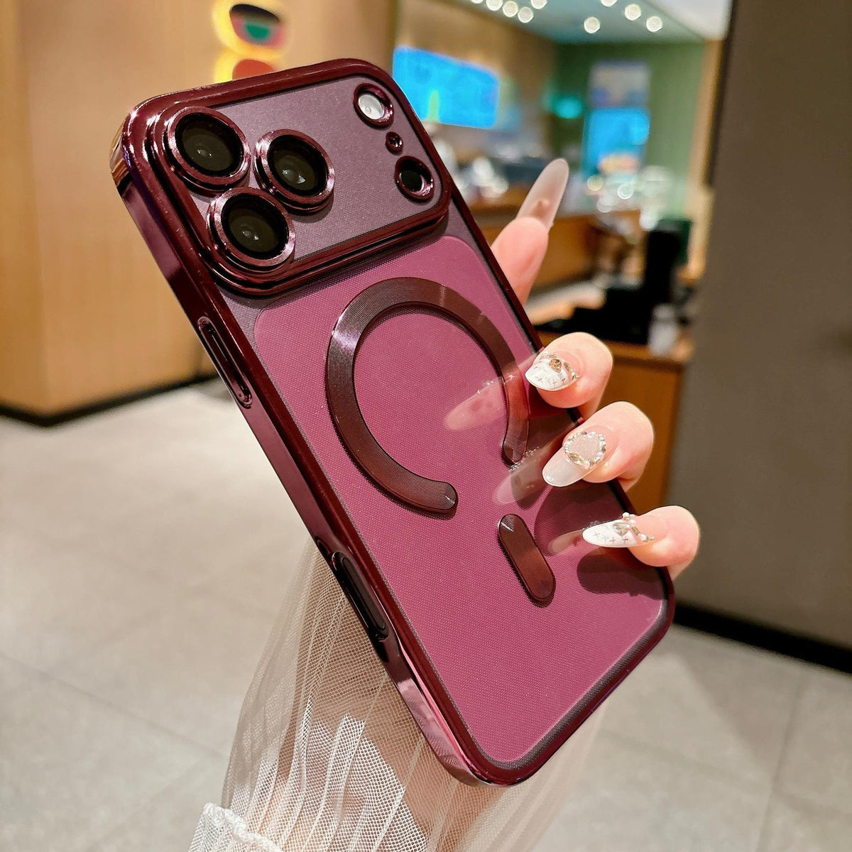 Electroplating Soft Slim Smartphone Casing