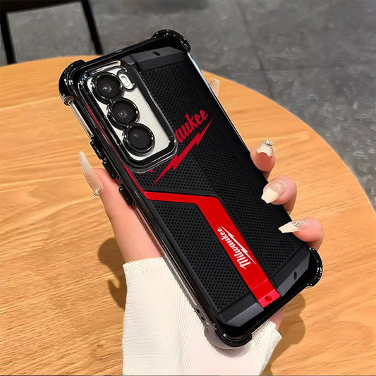 Designed for SAMSUNG Galaxy Electroplating luxury transparent four corner anti drop and shockproof phone case 127