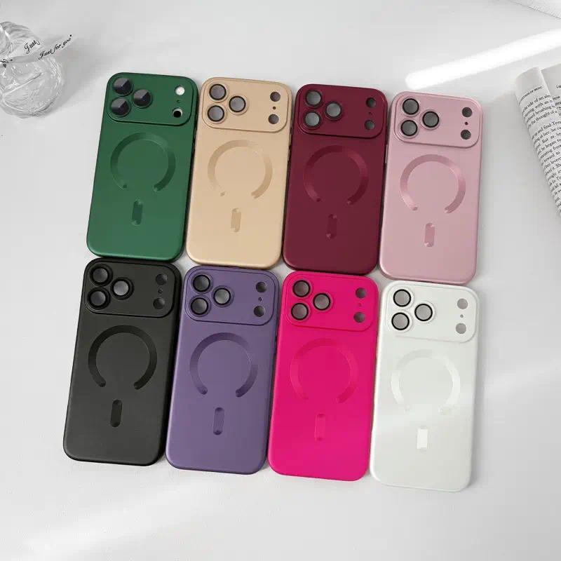Slim Magnetic Case with Camera Lens Protector