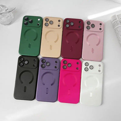 Slim Magnetic Case with Camera Lens Protector