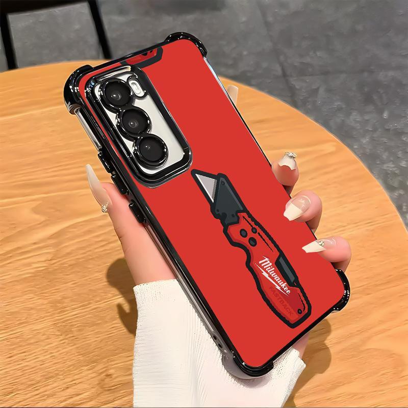 Designed for SAMSUNG Galaxy Electroplating luxury transparent four corner anti drop and shockproof phone case 243