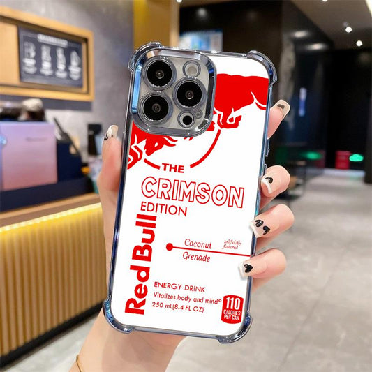 Red Bull for iPhone Case-White Red For iphone 100