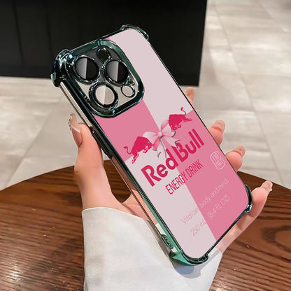 Red Bull for iPhone Case-Pink White For iphone 133
