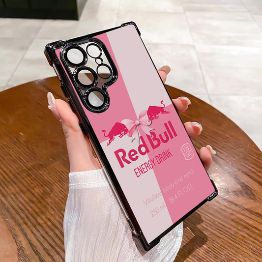 Red Bull for SAMSUNG Case-Pink White For SAMSUNG GALAXY 133