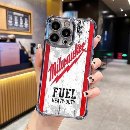 Designed for iPhone Electroplating luxury transparent four corner anti drop and shockproof phone case 012