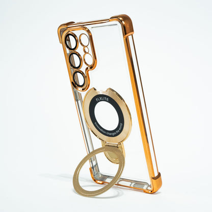 FLXLITE Clear Bracket Four Corners Air Cushion for Samsung Galaxy