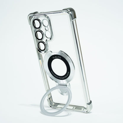 FLXLITE Clear Bracket Four Corners Air Cushion for Samsung Galaxy
