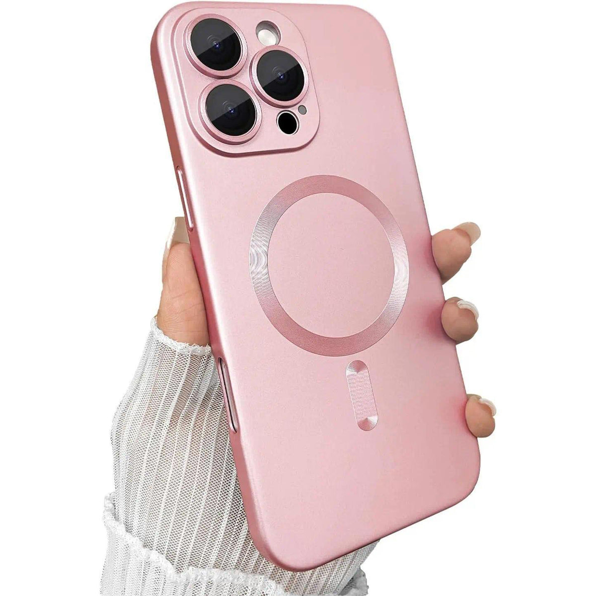 Slim Magnetic Case with Camera Lens Protector