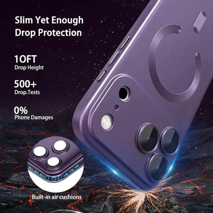 Slim Magnetic Case with Camera Lens Protector