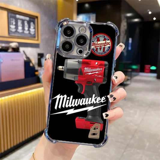 Designed for iPhone Electroplating luxury transparent four corner anti drop and shockproof phone case 183