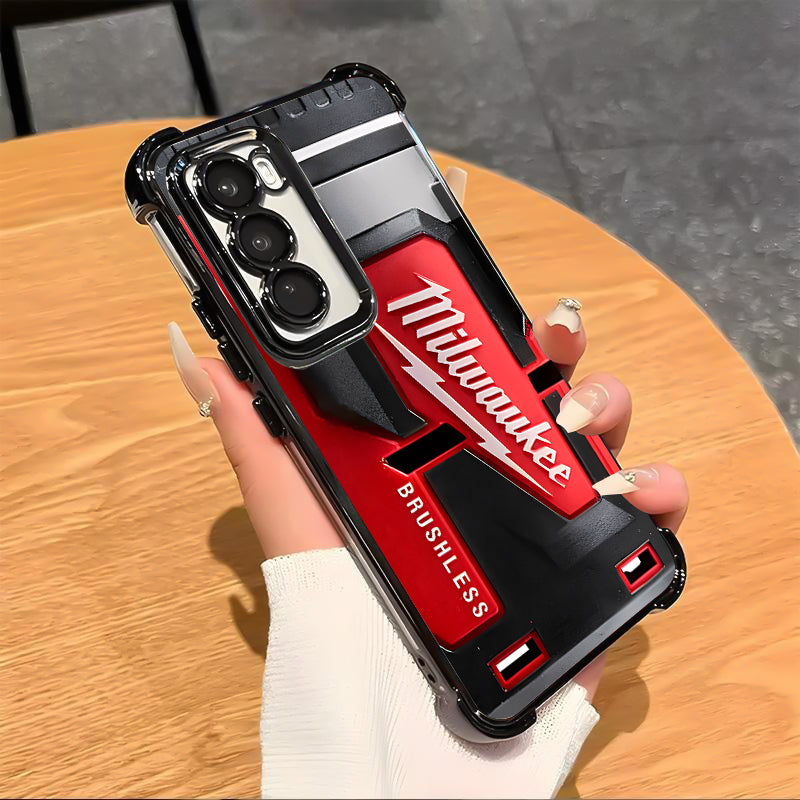 Designed for SAMSUNG Galaxy Electroplating luxury transparent four corner anti drop and shockproof phone case 241