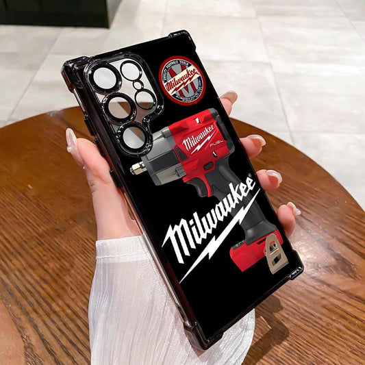 Designed for SAMSUNG Galaxy Electroplating luxury transparent four corner anti drop and shockproof phone case 183
