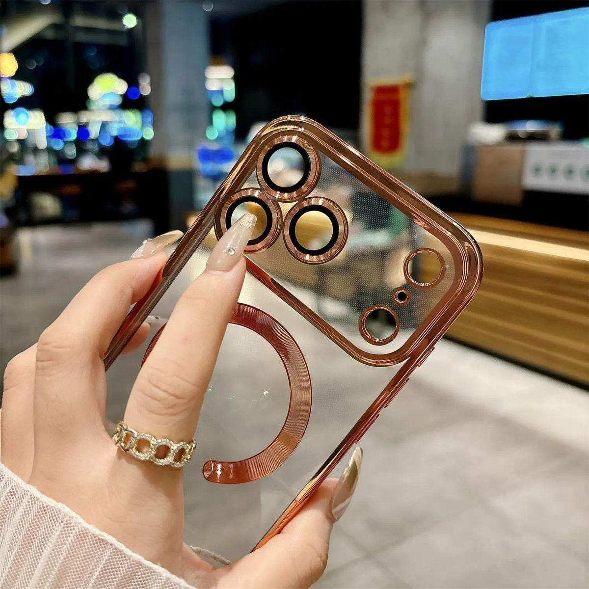 Electroplating Soft Slim Smartphone Casing