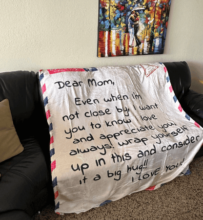 LETTER TO MOM BLANKET